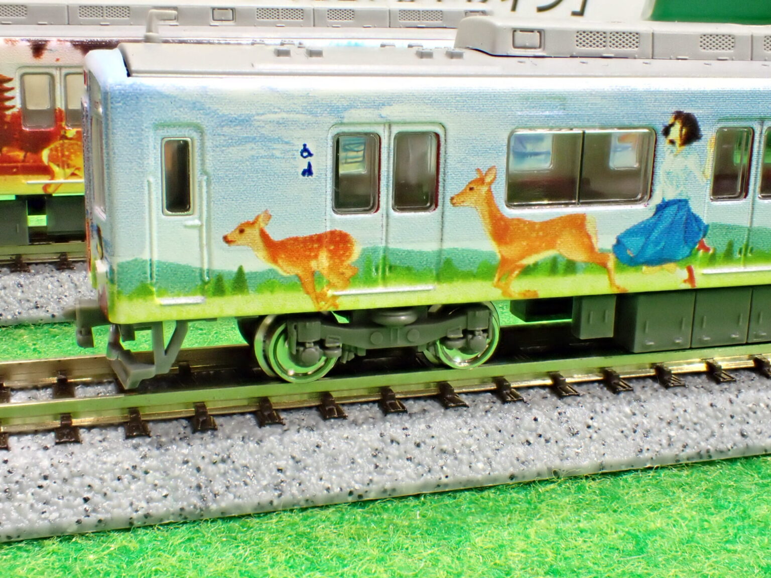 GREENMAX 近鉄1026系 ならしかラッピング 50759 加工品 鉄道模型