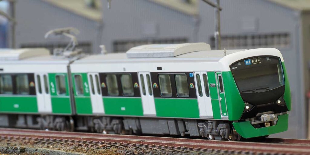 GREENMAX グリーンマックス gm-31849 静岡鉄道A3000形（ナチュラルグリーン・新ロゴ）2両編成セット（動力付き）