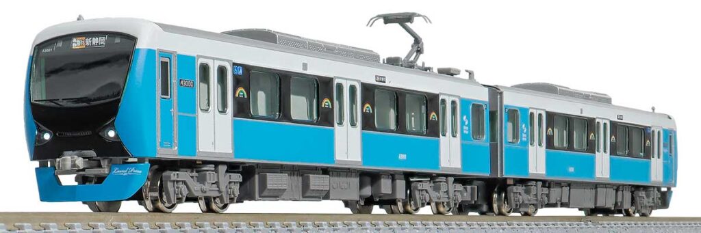 GREENMAX グリーンマックス gm-31847 静岡鉄道A3000形（クリアブルー・新ロゴ）2両編成セット（動力付き）