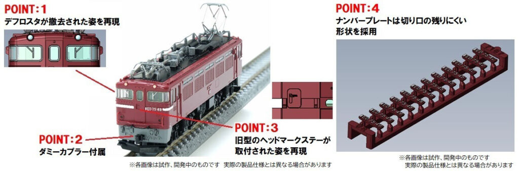 TOMIX トミックス 7187 国鉄 ED75-0形電気機関車(ひさしなし・前期型)