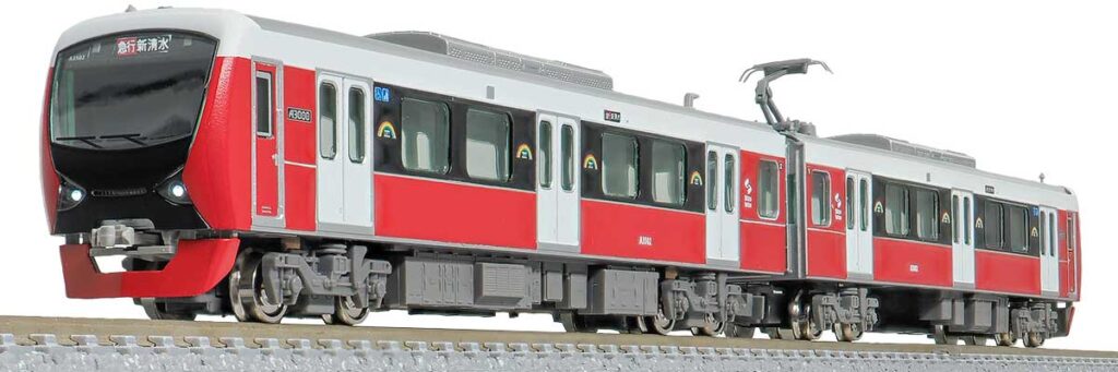 GREENMAX グリーンマックス gm-31848 静岡鉄道A3000形（パッションレッド・新ロゴ）2両編成セット（動力付き）