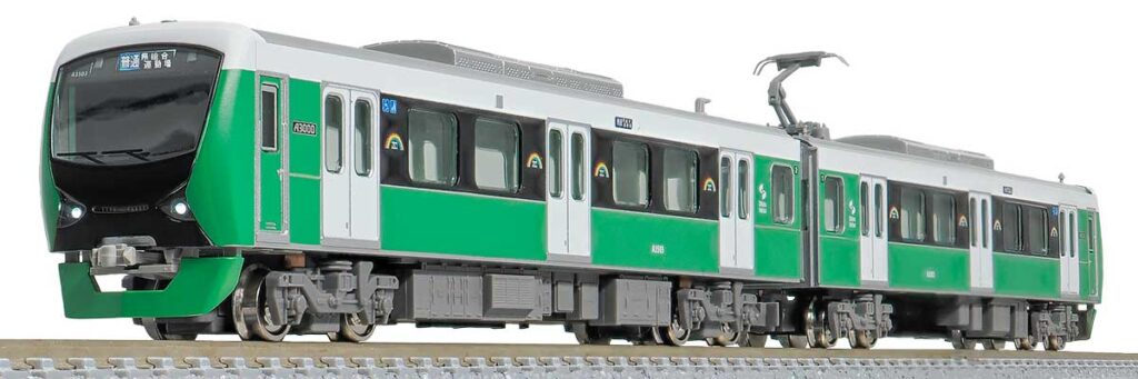 GREENMAX グリーンマックス gm-31849 静岡鉄道A3000形（ナチュラルグリーン・新ロゴ）2両編成セット（動力付き）