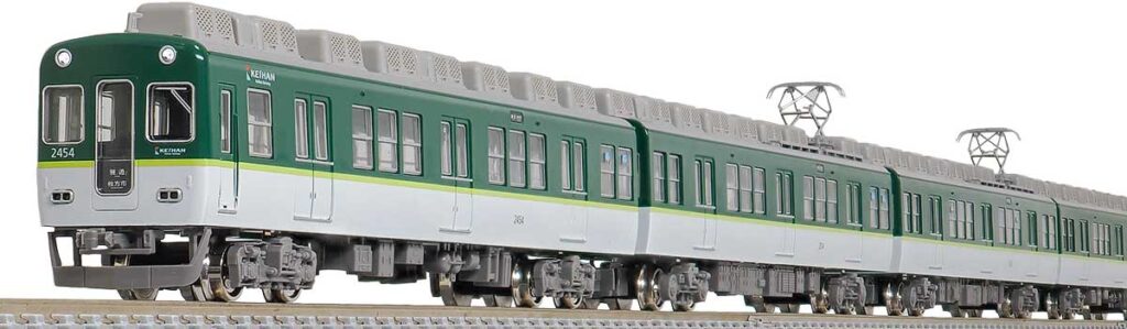 GREENMAX グリーンマックス gm-31841 京阪2400系（2次車・2454編成・新塗装）7両編成セット（動力付き）