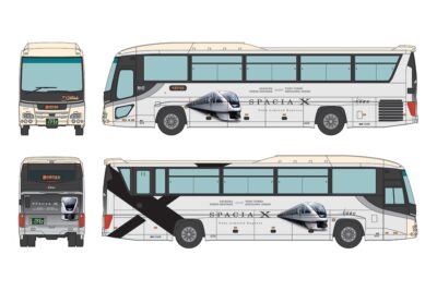 【バスコレ】東武バス日光 東武特急スペーシア Xラッピングバス 発売