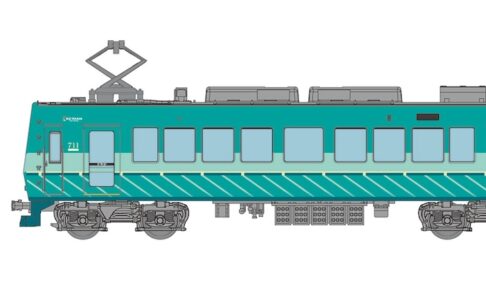 鉄道コレクション 叡山電車700系 リニューアル711号車(緑)
