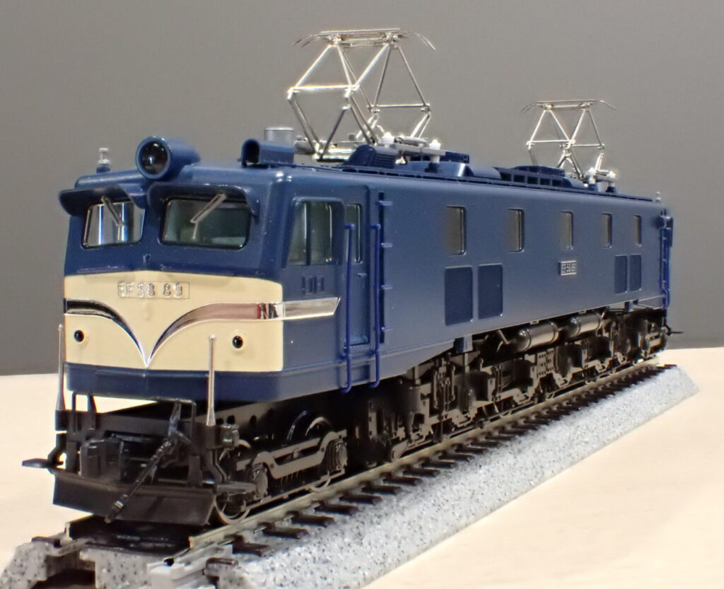 KATO カトー (HO) EF58 (ツララ切り付・ブルー)