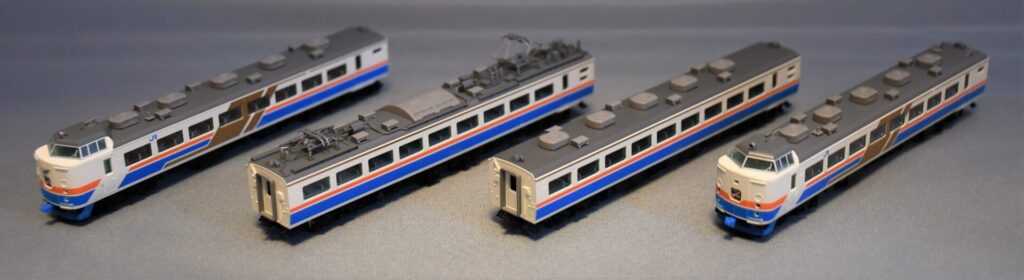 トレインボックス TOMIX製オリジナルNゲージ 485系特急電車 かがやき・きらめき（4両編成）