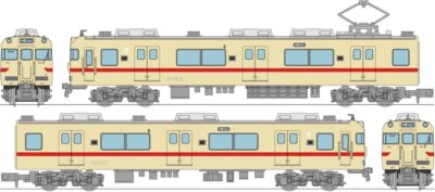 【鉄コレ】名鉄6000系（ストロークリーム×赤帯･6013編成）発売