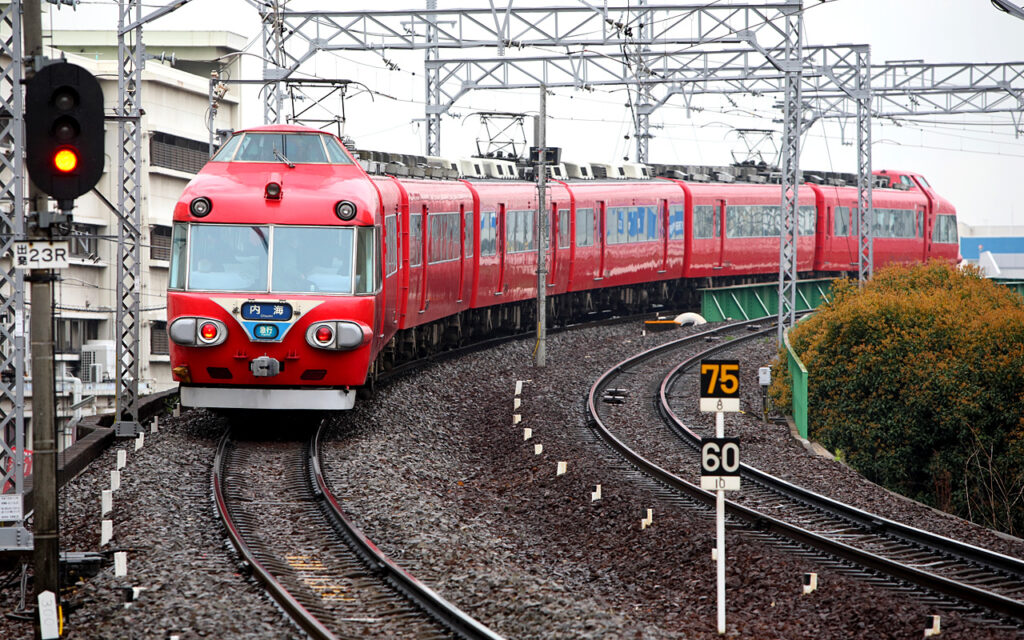 名鉄7000系 （Photo by： Tennen-Gas / Wikimedia Commons / CC-BY-SA-3.0-migrated）※画像の車両は商品と仕様が異なる場合があります