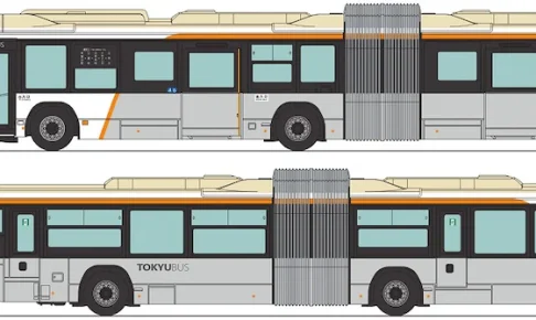 トミーテック (N) ザ・バスコレクション 東急バスタンデムライナー7304号車