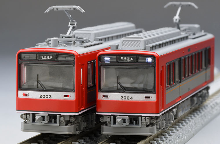 箱根登山鉄道 2000形サン・モリッツ号アレグラ塗装2両セット　TOMIX TOMIX】箱根登山電車2000形 サン•モリッツ号（アレグラ塗装