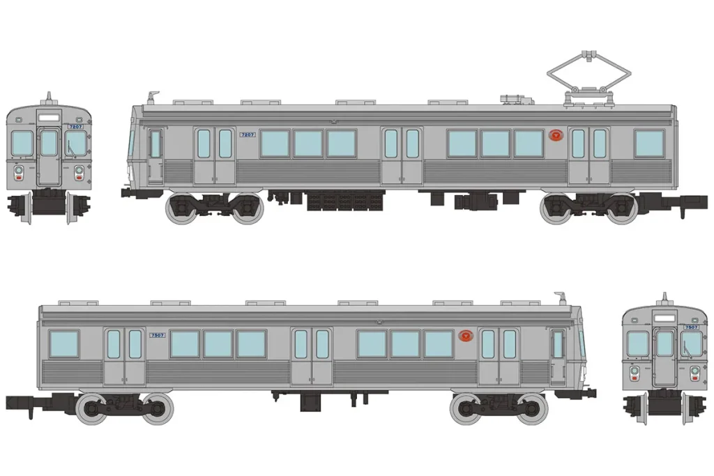 鉄道コレクション 東急電鉄7200系 東横線・非冷房車2両セット