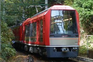 箱根登山電車3000形（Photo by： Cassiopeia sweet / Wikimedia Commons / パブリックドメイン）※画像の車両は商品とは仕様が異なり場合があります