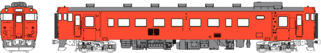 トラムウェイ TW-K40-100DT 「国鉄キハ40-100代首都圏色、動力なし」