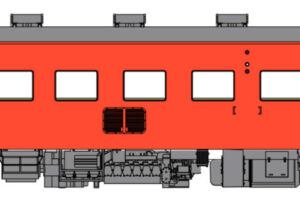 トラムウェイ TW-K40-100DT 「国鉄キハ40-100代首都圏色、動力なし」