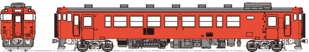 トラムウェイ TW-K40-500DT 「国鉄キハ40-500代首都圏色、動力なし」