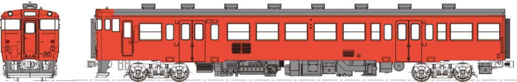 トラムウェイ TW-K47-1000DT 「国鉄キハ47-1000代首都圏色、動力なし」