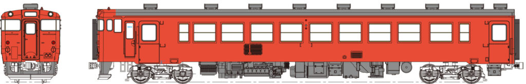 トラムウェイ TW-K48-1500DT 「国鉄キハ48-1500代首都圏色、動力なし」