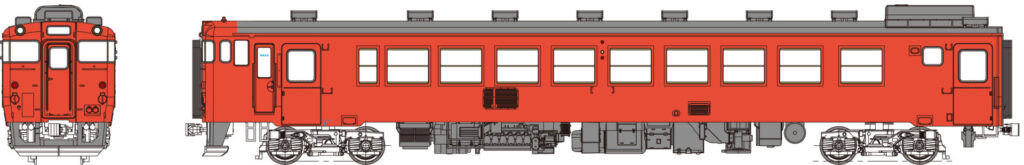 トラムウェイ TW-K48-500DT 「国鉄キハ48-500代首都圏色、動力なし」