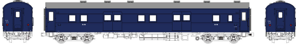 トラムウェイ 国鉄マニ37（スロ50改造タイプ）青15号 ￥13,500(TW61-10C)