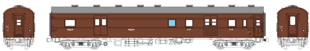 トラムウェイ 国鉄スユニ61（オハニ61初期タイプ改造）ぶどう2号 ￥12,500(TW61-11B)