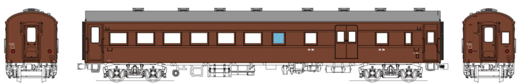 トラムウェイ 国鉄オハニ36ぶどう2号 ￥12,500(再生産)(TW61-06BR) 