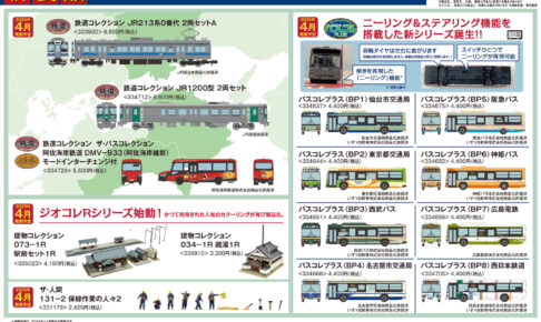 【鉄道コレクション】2025年4月発売予定 新製品ポスター（2024年11月14日発表）