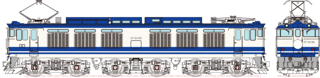 トラムウェイ tw-ef64a EF6466ユーロライナー色