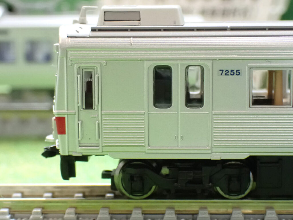 GREENMAX グリーンマックス (N) 50797 東急電鉄7200系 (池上線・冷房車・赤帯) 3両編成セット (動力付き)