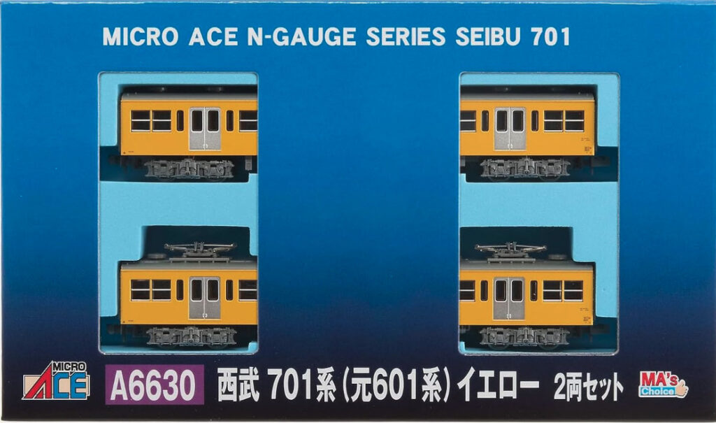MICROACE マイクロエース［A6630］西武 701系（元601系）イエロー 2両セット