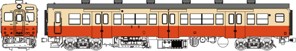 トラムウェイ TW-K35-500A-M「 国鉄キハ35寒地向一般色動力付」