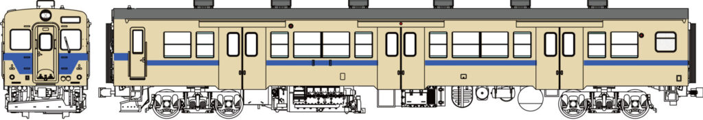 トラムウェイ TW-K35-500C-T「 国鉄キハ35寒地向相模線色動力なし」