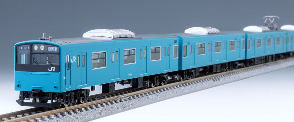 TOMIX トミックス (N) 98855 JR 201系通勤電車（JR西日本30N更新車・スカイブルー）セット（7両）