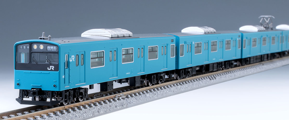TOMIX トミックス (N) 98855 JR 201系通勤電車（JR西日本30N更新車・スカイブルー）セット（7両）