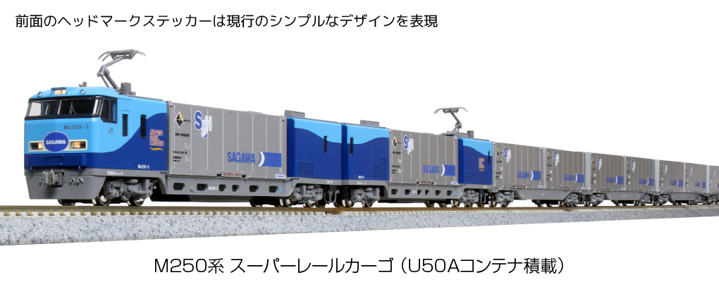 KATO［10-1721］M250系 スーパーレールカーゴ(U50Aコンテナ積載)基本セット(4両)