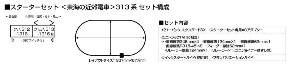 KATO カトー 10-017 Nゲージスターターセット313系