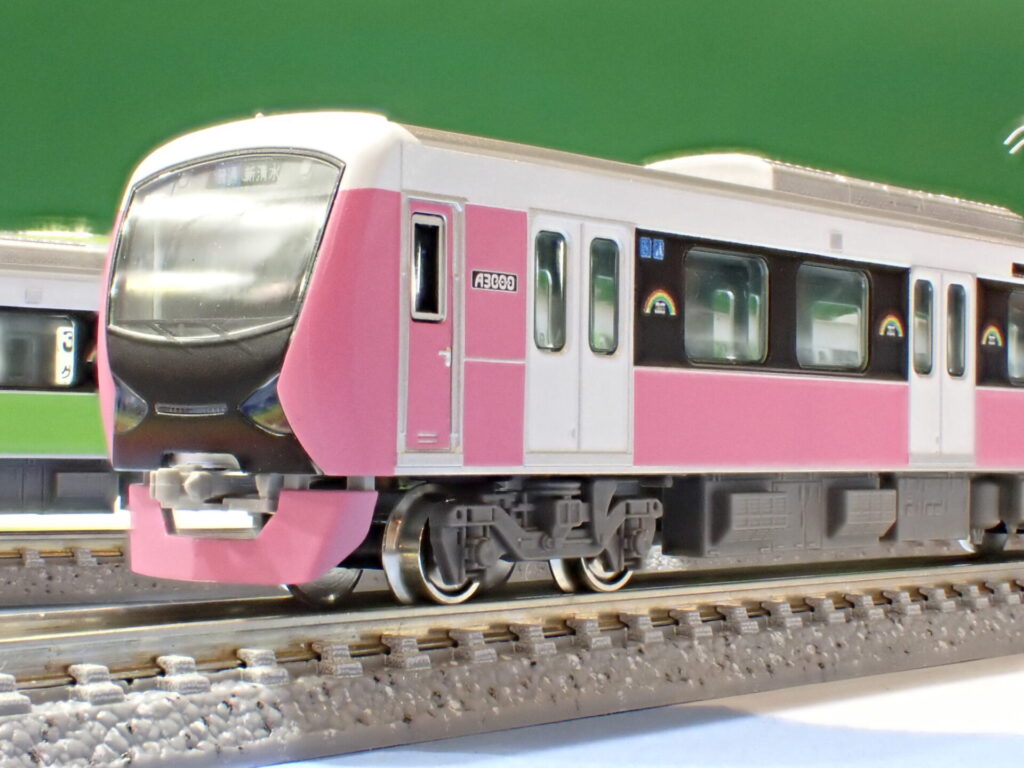 GREENMAX グリーンマックス (N) 32052 静岡鉄道A3000形（プリティピンク）2両編成セット（動力付き）