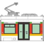 トミーテック (N) 鉄道コレクション 富山地方鉄道市内軌道線T100形(第4編成)104号車
