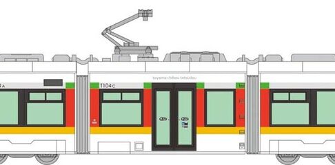 トミーテック (N) 鉄道コレクション 富山地方鉄道市内軌道線T100形(第4編成)104号車