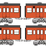 トラムウェイ TW-103SE「国鉄103系低運転台・非ユニット窓・非冷房車、朱色1号動力付基本4両セットE」