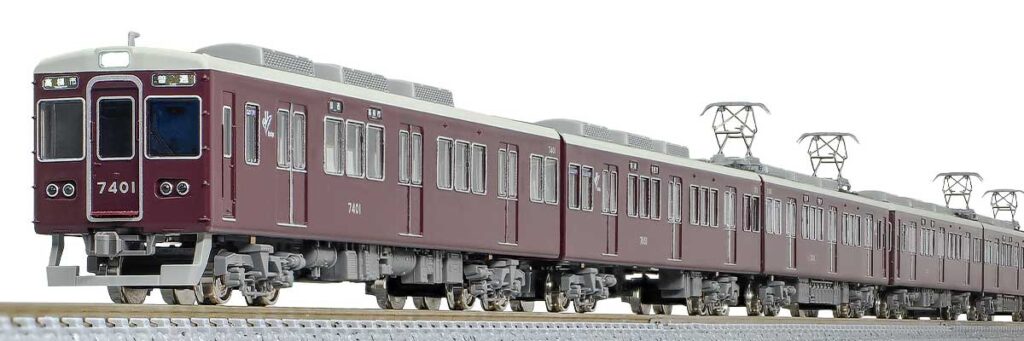 gm-50817 GREENMAX グリーンマックス 阪急7300系 （京都線・7300編成タイプ）7両編成セット（動力付き）