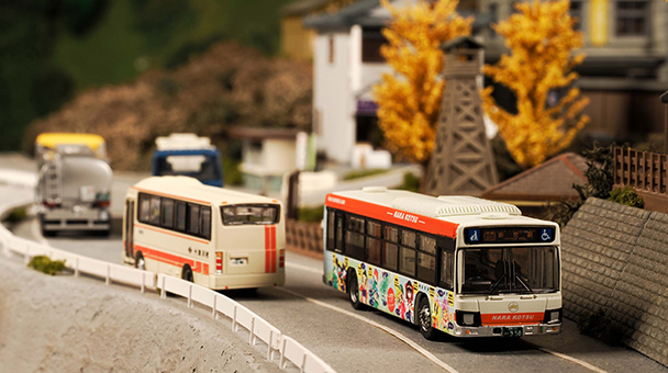 ジオコレ バスコレクション バスコレで行こう23 奈良交通八木新宮特急バス・十津川村営バス2台セット