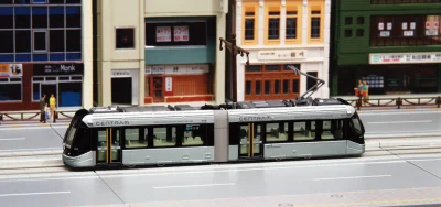 【KATO】富山地方鉄道 市内軌道線 9000形 セントラム（デ9002銀）発売