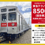 CROSSPINT クロスポイント 東急テクノシステム8500系（保存車2025） 先頭車2両セット（動力無し）