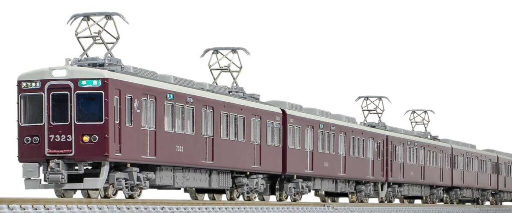 gm-32093 GREENMAX グリーンマックス 阪急7300系 （京都線・7323＋7321編成タイプ）8両編成セット（動力付き）