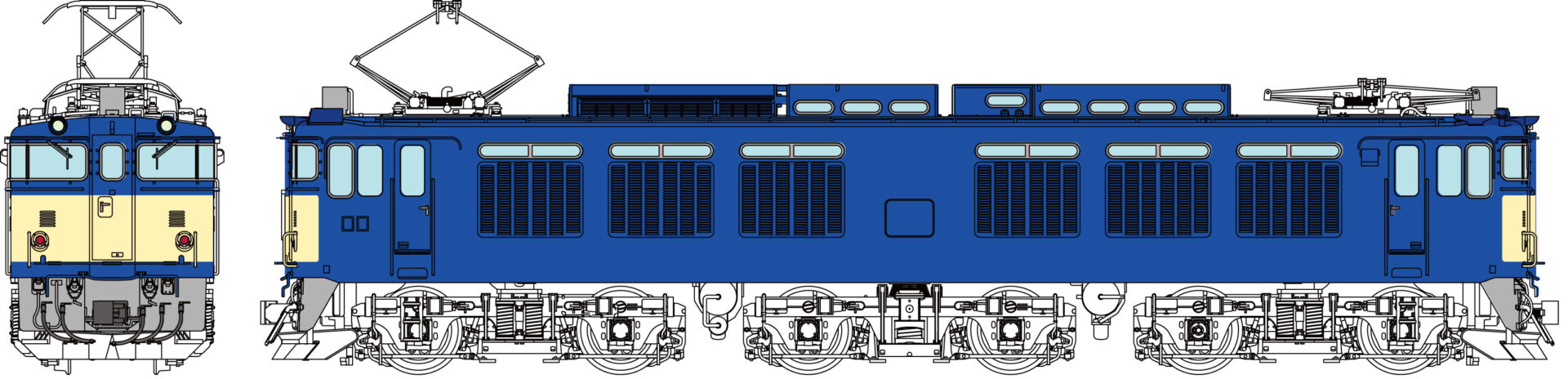 トラムウェイ TW-EF64W EF64-0代1次車国鉄標準色(ツララヨケ撤去後)