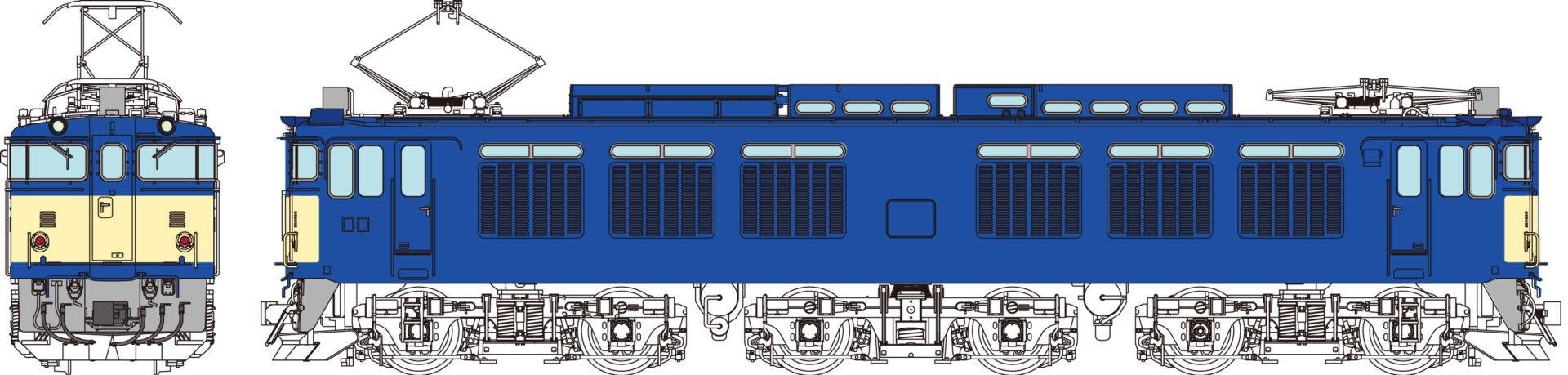 トラムウェイ TW-EF64X EF64-0代1次車国鉄標準色稲沢タイプ(ツララヨケ撤去後)