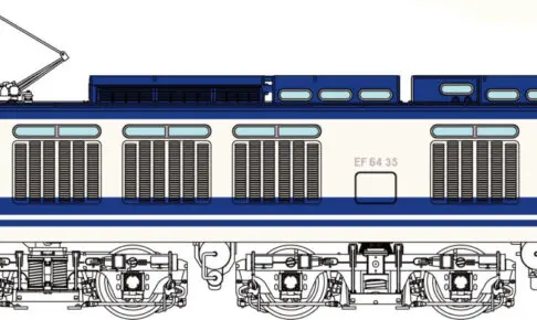 トラムウェイ TW-EF64Z EF6435ユーロライナー色