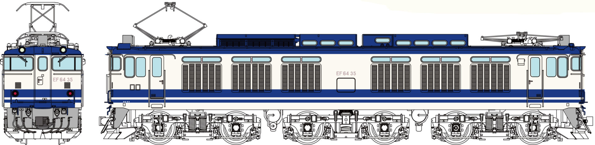 トラムウェイ TW-EF64Z EF6435ユーロライナー色