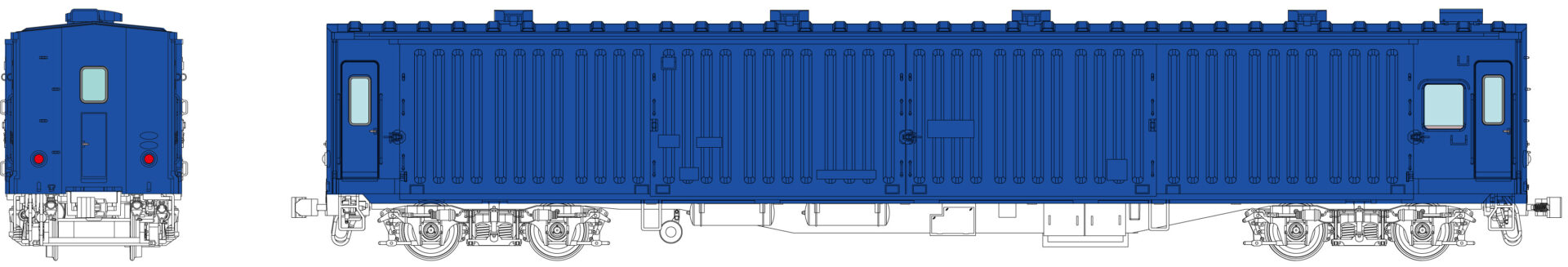 トラムウェイ TW-MN44E マニ44•青15号塗装(単品)